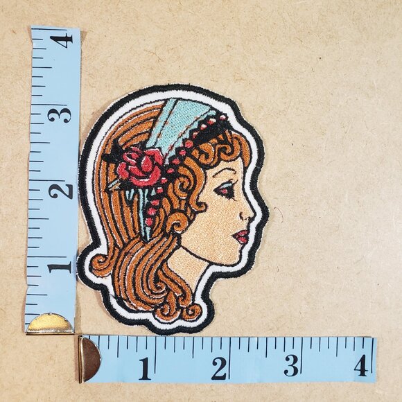 Gypsy Iron-On embroidered patch (2/$12 or 5/$22) - Picture 2 of 2